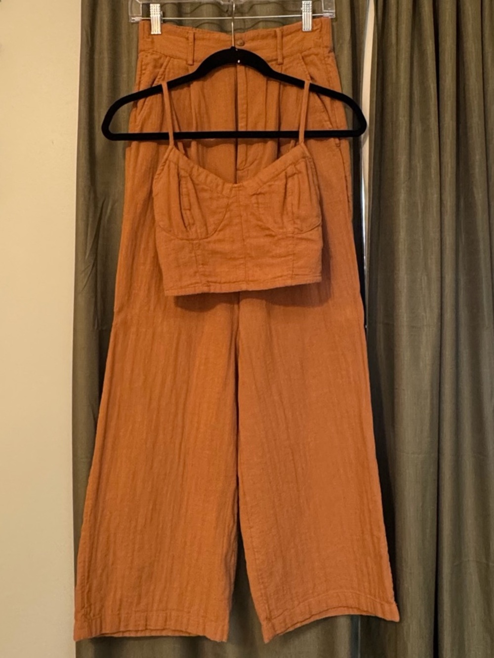Billabong Women's Two-Piece Wide Leg Set in Rust